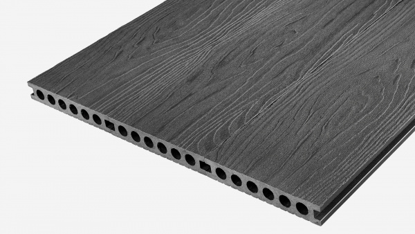 Террасная доска Groentec 3000x145x25 мм усиленная, Серый
